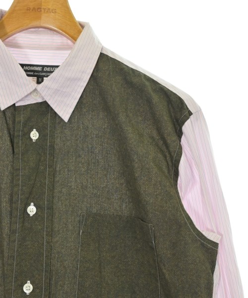 COMME des GARCONS HOMME DEUX（コムデギャルソンオムドゥ）カジュアルシャツ ピンク サイズ:M メンズ/2200709093107