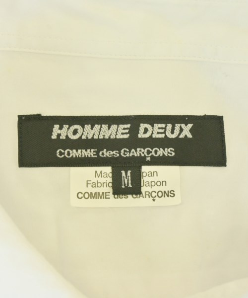 COMME des GARCONS HOMME DEUX（コムデギャルソンオムドゥ）カジュアルシャツ 白 サイズ:M メンズ/2200708449066