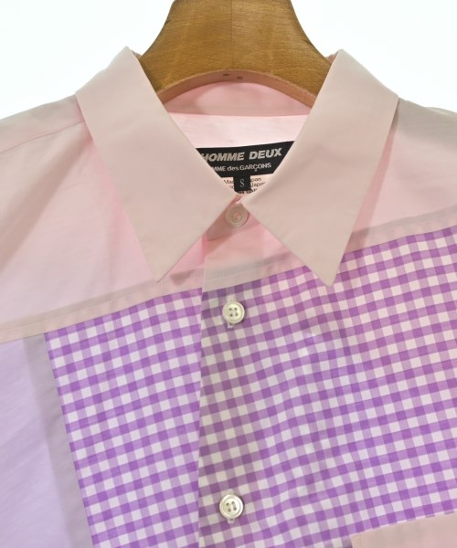 COMME des GARCONS HOMME DEUX（コムデギャルソンオムドゥ）カジュアルシャツ ピンク サイズ:S メンズ/2200709396062