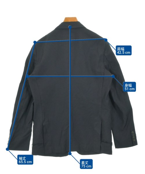 COMME des GARCONS HOMME DEUX（コムデギャルソンオムドゥ）テーラードジャケット 紺 サイズ:M メンズ/2200706353020