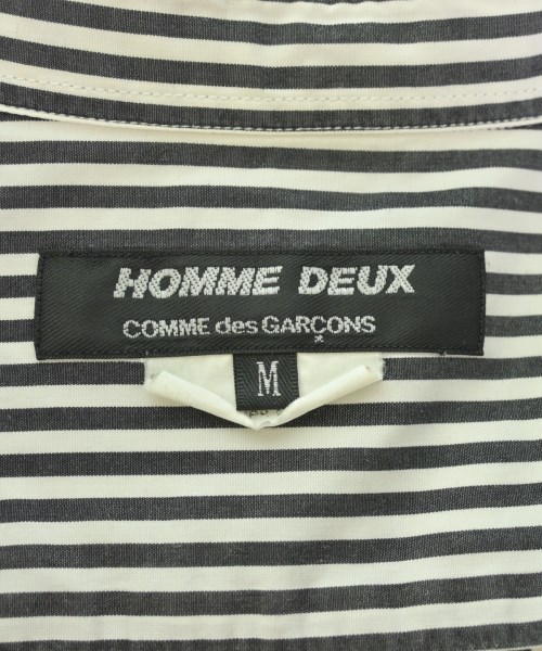 COMME des GARCONS HOMME DEUX（コムデギャルソンオムドゥ）カジュアルシャツ 黒 サイズ:M メンズ/2200706353051
