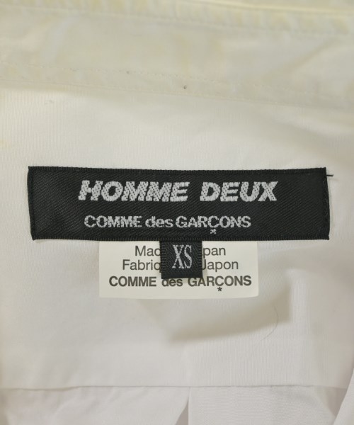 COMME des GARCONS HOMME DEUX（コムデギャルソンオムドゥ）カジュアルシャツ 白 サイズ:XS メンズ/2200709666226