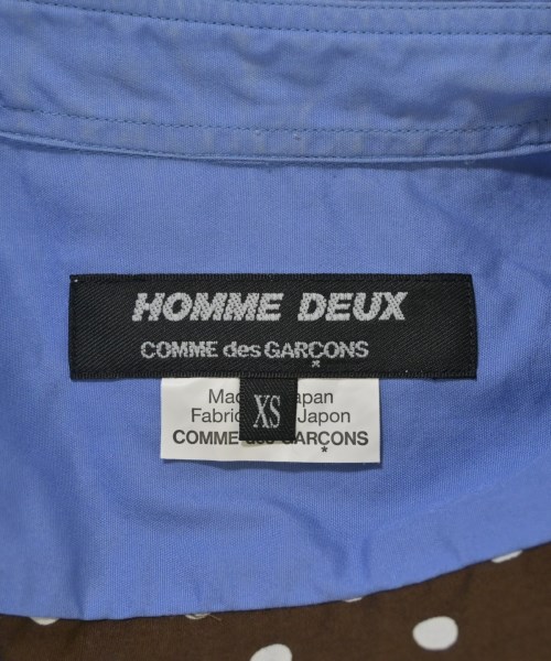 COMME des GARCONS HOMME DEUX（コムデギャルソンオムドゥ）カジュアルシャツ 青 サイズ:XS メンズ/2200709666233