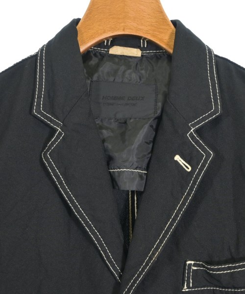 COMME des GARCONS HOMME DEUX（コムデギャルソンオムドゥ）テーラードジャケット 黒 サイズ:XXS メンズ/2200709666431