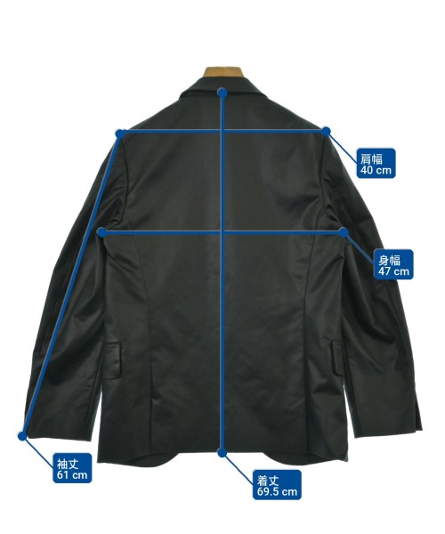 COMME des GARCONS HOMME DEUX（コムデギャルソンオムドゥ）ジャケット 黒 サイズ:XS メンズ/2200710006011