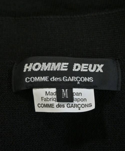 COMME des GARCONS HOMME DEUX（コムデギャルソンオムドゥ）カーディガン 黒 サイズ:M メンズ/2200710171016