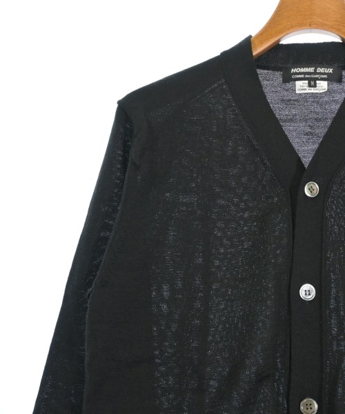 COMME des GARCONS HOMME DEUX（コムデギャルソンオムドゥ）カーディガン 黒 サイズ:M メンズ/2200710171016