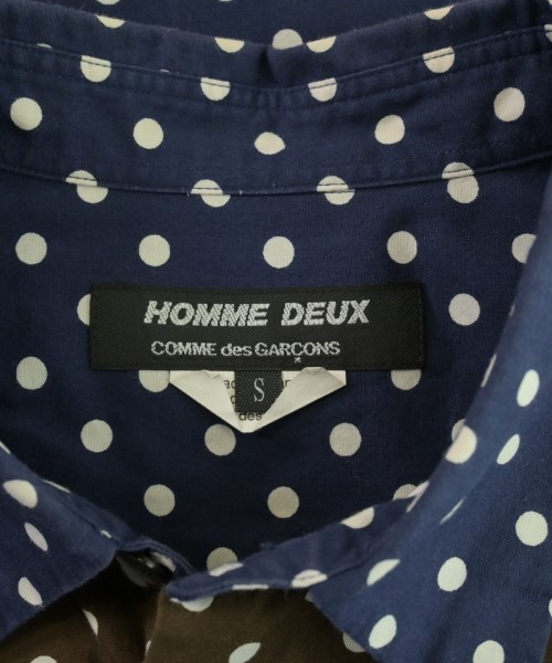 COMME des GARCONS HOMME DEUX（コムデギャルソンオムドゥ）カジュアルシャツ 紺 サイズ:S メンズ/2200710292025