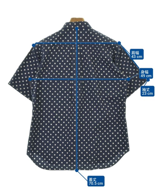 COMME des GARCONS HOMME DEUX（コムデギャルソンオムドゥ）カジュアルシャツ 紺 サイズ:S メンズ/2200710292025