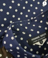COMME des GARCONS HOMME DEUX（コムデギャルソンオムドゥ）カジュアルシャツ 紺 サイズ:S メンズ/2200710292025