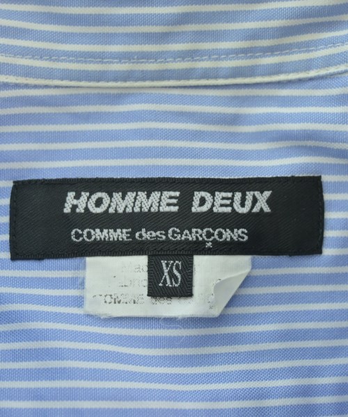 COMME des GARCONS HOMME DEUX（コムデギャルソンオムドゥ）カジュアルシャツ 青 サイズ:XS メンズ/2200660857244