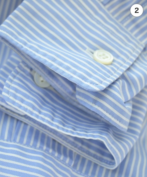 COMME des GARCONS HOMME DEUX（コムデギャルソンオムドゥ）カジュアルシャツ 青 サイズ:XS メンズ/2200660857244