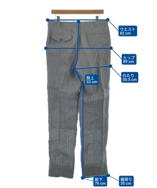 COMME des GARCONS HOMME DEUX（コムデギャルソンオムドゥ）スラックス グレー サイズ:M メンズ/2200663239023