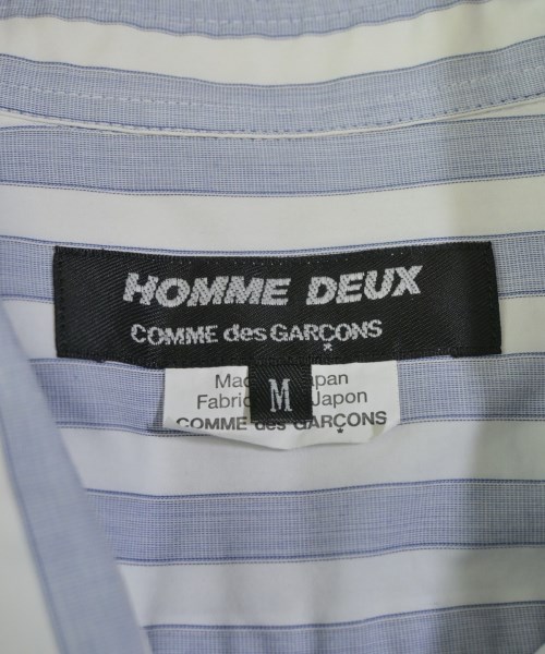 COMME des GARCONS HOMME DEUX（コムデギャルソンオムドゥ）カジュアルシャツ 青 サイズ:M メンズ/2200659788221