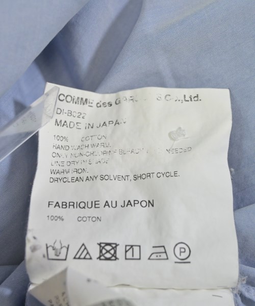 COMME des GARCONS HOMME DEUX（コムデギャルソンオムドゥ）カジュアルシャツ 青 サイズ:L メンズ/2200659788252