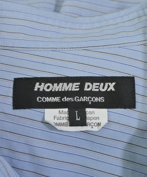 COMME des GARCONS HOMME DEUX（コムデギャルソンオムドゥ）カジュアルシャツ 青 サイズ:L メンズ/2200659788269