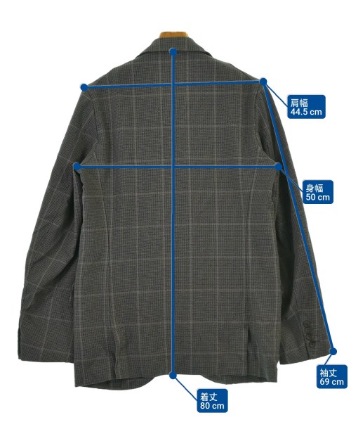 COMME des GARCONS HOMME DEUX（コムデギャルソンオムドゥ）カジュアルジャケット グレー サイズ:M メンズ/2200659921055