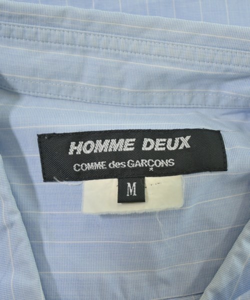 COMME des GARCONS HOMME DEUX（コムデギャルソンオムドゥ）カジュアルシャツ 青 サイズ:M メンズ/2200664235017