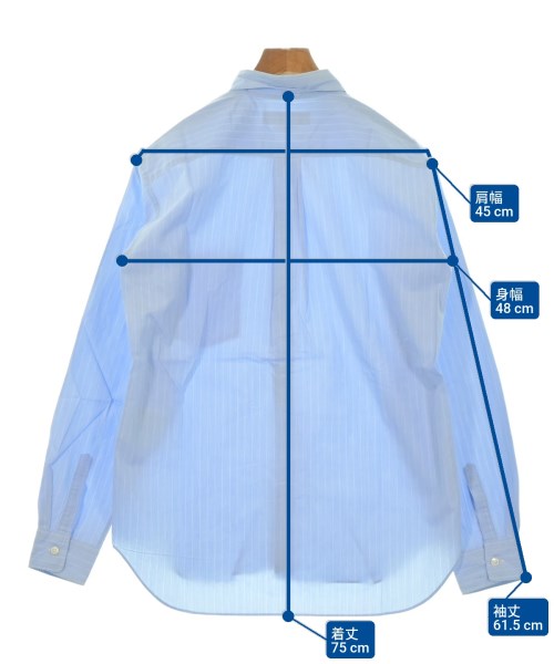 COMME des GARCONS HOMME DEUX（コムデギャルソンオムドゥ）カジュアルシャツ 青 サイズ:M メンズ/2200664235017