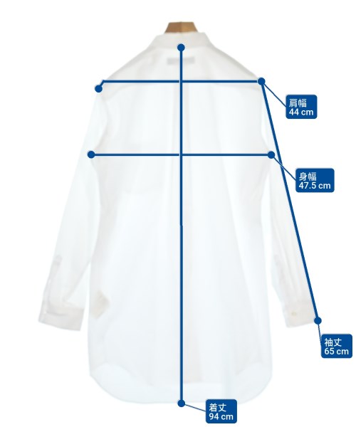 COMME des GARCONS HOMME DEUX（コムデギャルソンオムドゥ）カジュアルシャツ 白 サイズ:S メンズ/2200659278043