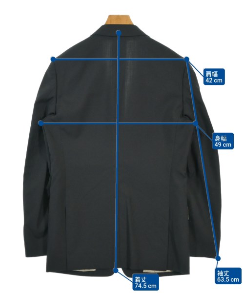 COMME des GARCONS HOMME DEUX（コムデギャルソンオムドゥ）ビジネス 黒 サイズ:XS/S メンズ/2200662951018