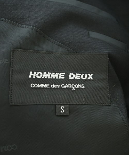 COMME des GARCONS HOMME DEUX（コムデギャルソンオムドゥ）カジュアルジャケット 黒 サイズ:S メンズ/2200665681219