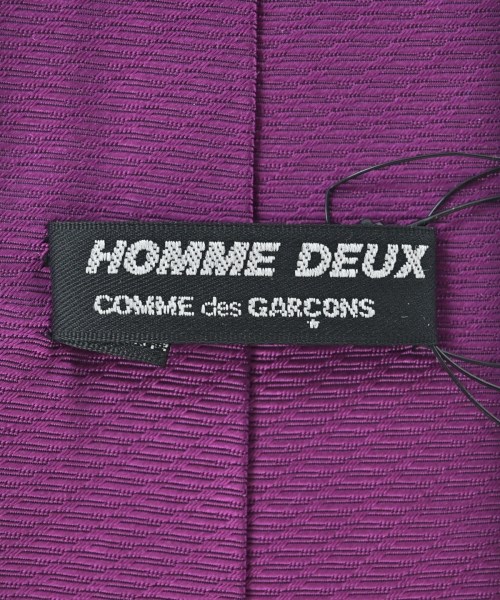 COMME des GARCONS HOMME DEUX（コムデギャルソンオムドゥ）ネクタイ 紫 サイズ:- メンズ/2200665683336