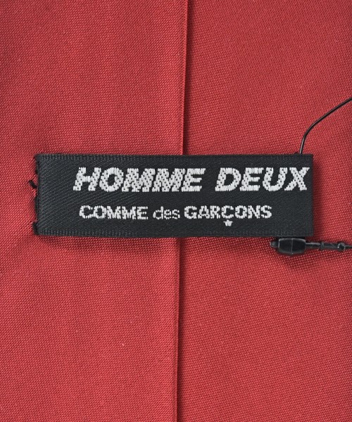 COMME des GARCONS HOMME DEUX（コムデギャルソンオムドゥ）ネクタイ 赤 サイズ:- メンズ/2200665683343