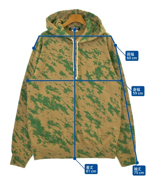 COMME des GARCONS HOMME DEUX（コムデギャルソンオムドゥ）パーカー ベージュ サイズ:XL メンズ/2200665962035