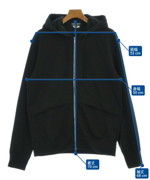 COMME des GARCONS HOMME DEUX（コムデギャルソンオムドゥ）パーカー 黒 サイズ:M メンズ/2200665185052