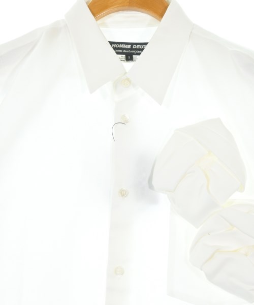 COMME des GARCONS HOMME DEUX（コムデギャルソンオムドゥ）カジュアルシャツ 白 サイズ:S メンズ/2200666642042
