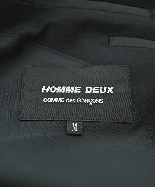 COMME des GARCONS HOMME DEUX（コムデギャルソンオムドゥ）カジュアルジャケット 黒 サイズ:M メンズ/2200666752222
