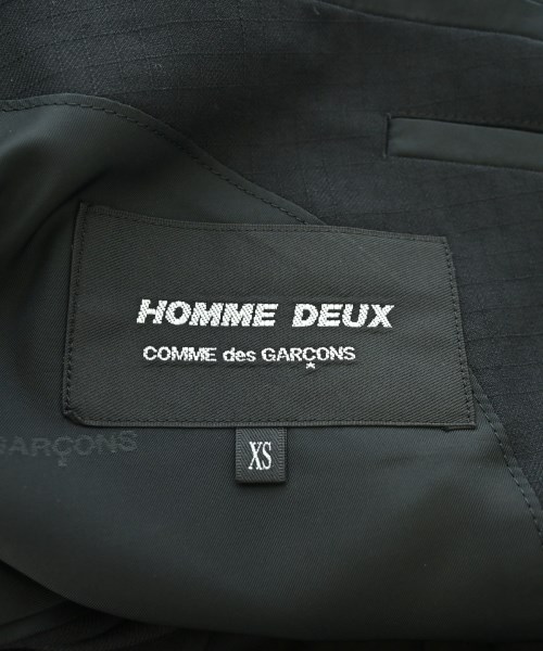 COMME des GARCONS HOMME DEUX（コムデギャルソンオムドゥ）カジュアルジャケット 黒 サイズ:XS メンズ/2200666752239
