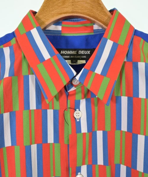 COMME des GARCONS HOMME DEUX（コムデギャルソンオムドゥ）カジュアルシャツ 赤 サイズ:M メンズ/2200666989222