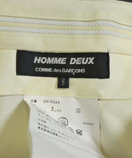 COMME des GARCONS HOMME DEUX（コムデギャルソンオムドゥ）スラックス 茶 サイズ:S メンズ/2200667134027