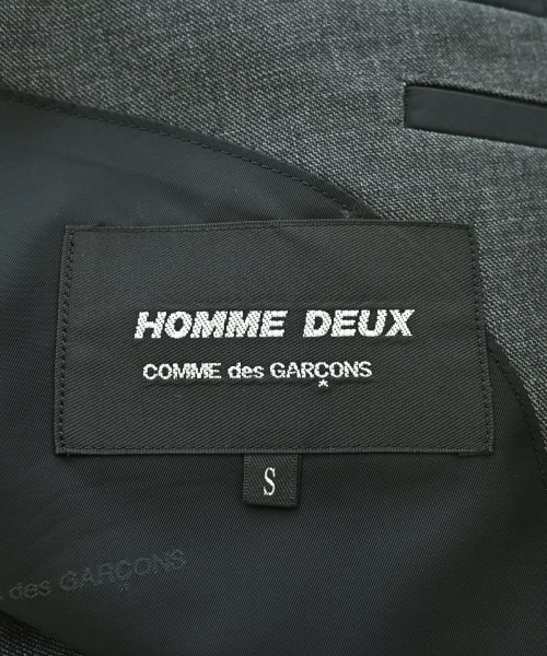 COMME des GARCONS HOMME DEUX（コムデギャルソンオムドゥ）テーラードジャケット グレー サイズ:S メンズ/2200667130081