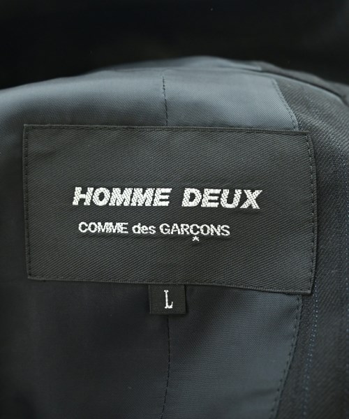 COMME des GARCONS HOMME DEUX（コムデギャルソンオムドゥ）カジュアルジャケット 黒 サイズ:L メンズ/2200667130098