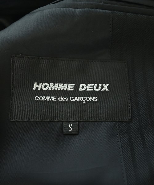 COMME des GARCONS HOMME DEUX（コムデギャルソンオムドゥ）カジュアルジャケット 黒 サイズ:S メンズ/2200667130111