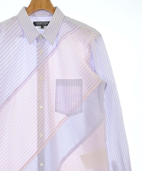 COMME des GARCONS HOMME DEUX（コムデギャルソンオムドゥ）カジュアルシャツ ピンク サイズ:L メンズ/2200667527072