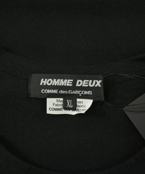 COMME des GARCONS HOMME DEUX（コムデギャルソンオムドゥ）Tシャツ・カットソー 黒 サイズ:XL メンズ/2200667551015