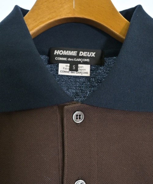 COMME des GARCONS HOMME DEUX（コムデギャルソンオムドゥ）ポロシャツ 紺 サイズ:S メンズ/2200667551039
