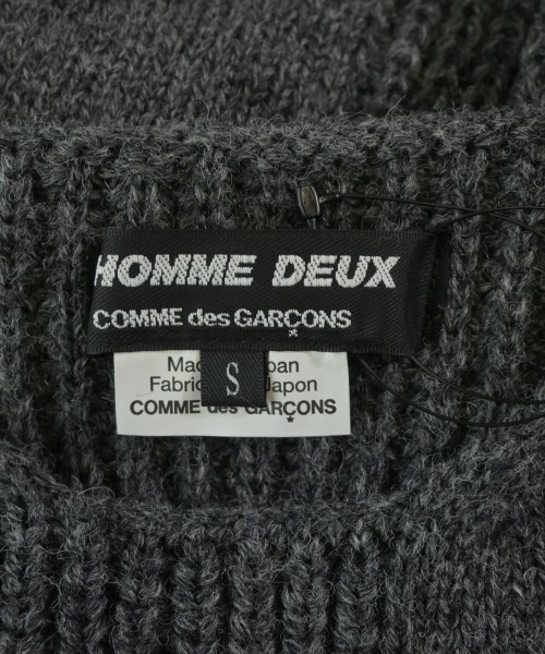 COMME des GARCONS HOMME DEUX（コムデギャルソンオムドゥ）ニット・セーター グレー サイズ:S メンズ/2200667551046
