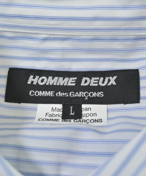 COMME des GARCONS HOMME DEUX（コムデギャルソンオムドゥ）カジュアルシャツ 白 サイズ:L メンズ/2200667632127