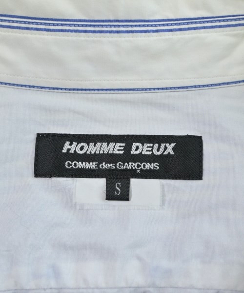 COMME des GARCONS HOMME DEUX（コムデギャルソンオムドゥ）カジュアルシャツ 青 サイズ:S メンズ/2200667632257