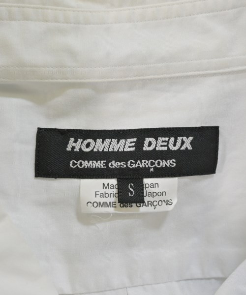 COMME des GARCONS HOMME DEUX（コムデギャルソンオムドゥ）カジュアルシャツ 白 サイズ:S メンズ/2200667632264