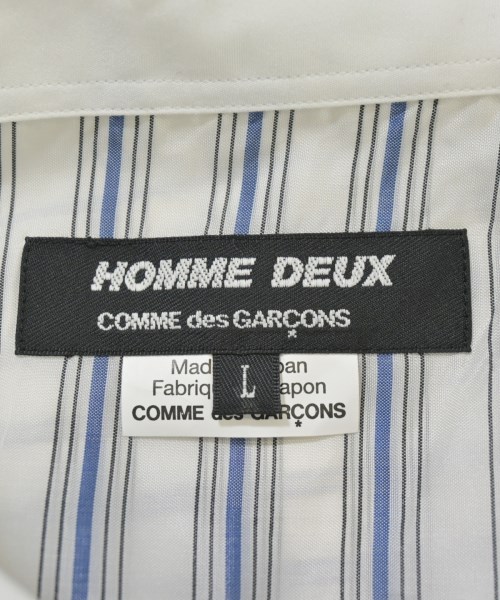 COMME des GARCONS HOMME DEUX（コムデギャルソンオムドゥ）カジュアルシャツ 白 サイズ:L メンズ/2200667637016