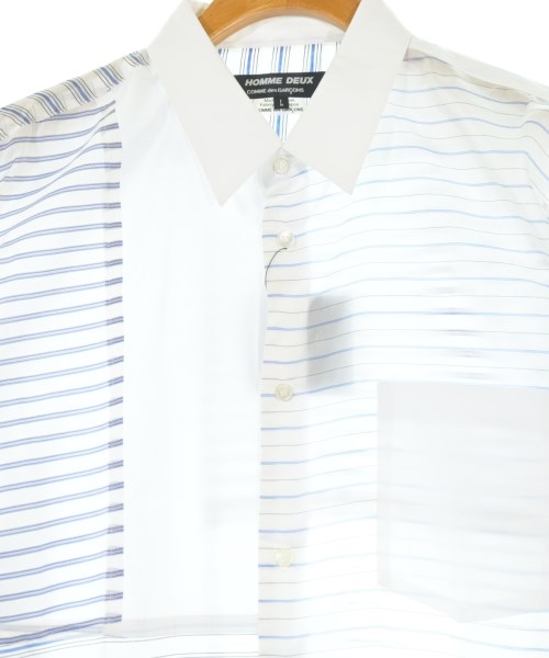 COMME des GARCONS HOMME DEUX（コムデギャルソンオムドゥ）カジュアルシャツ 白 サイズ:L メンズ/2200667637016