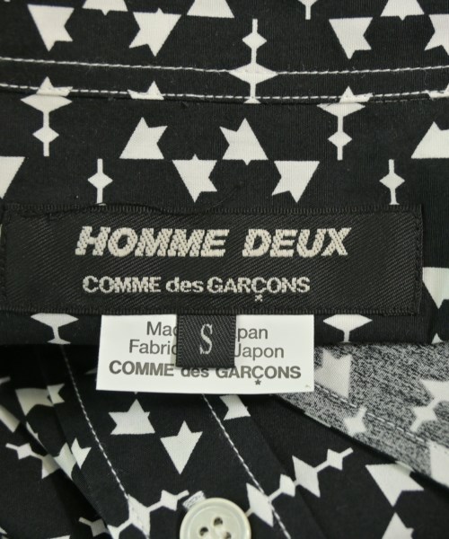 COMME des GARCONS HOMME DEUX（コムデギャルソンオムドゥ）カジュアルシャツ 黒 サイズ:S メンズ/2200667637030