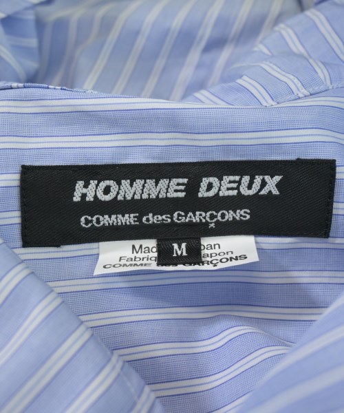 COMME des GARCONS HOMME DEUX（コムデギャルソンオムドゥ）カジュアルシャツ 青 サイズ:M メンズ/2200667637078