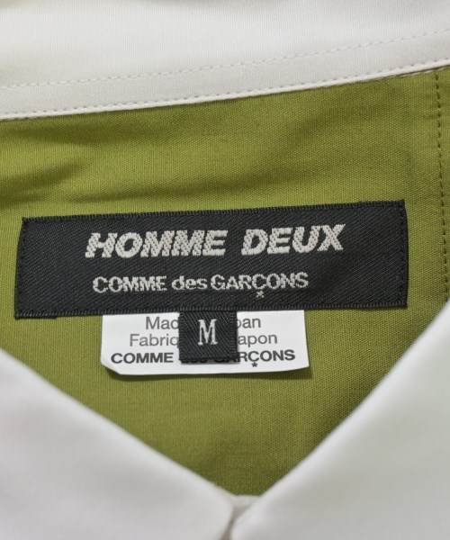COMME des GARCONS HOMME DEUX（コムデギャルソンオムドゥ）カジュアルシャツ 白 サイズ:M メンズ/2200667637085
